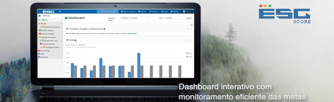 ESG Score - Gestão de indicacores e metas