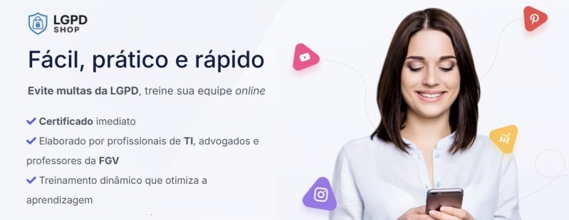 Treinamento online de LGPD de baixo custo com certificado